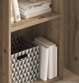 VidaXL Boekenkast 40x30x77 cm bewerkt hout artisanaal eikenkleurig