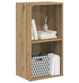 VidaXL Boekenkast 40x30x77 cm bewerkt hout artisanaal eikenkleurig