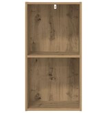 VidaXL Boekenkast 40x30x77 cm bewerkt hout artisanaal eikenkleurig