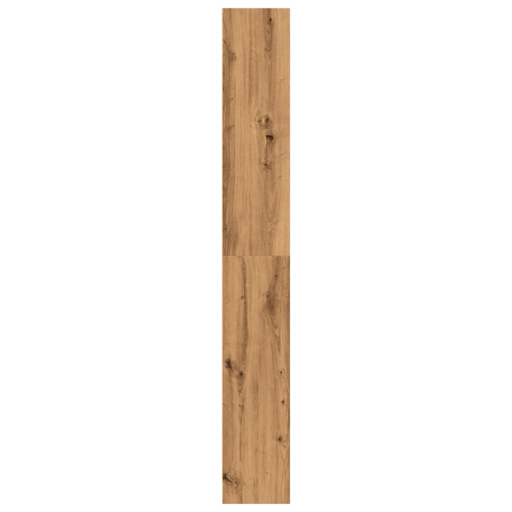 VidaXL Boekenkast 80x24x176 cm bewerkt hout artisanaal eikenkleurig