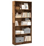 VidaXL Boekenkast 80x24x176 cm bewerkt hout oud houtkleurig