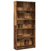 VidaXL Boekenkast 80x24x176 cm bewerkt hout oud houtkleurig