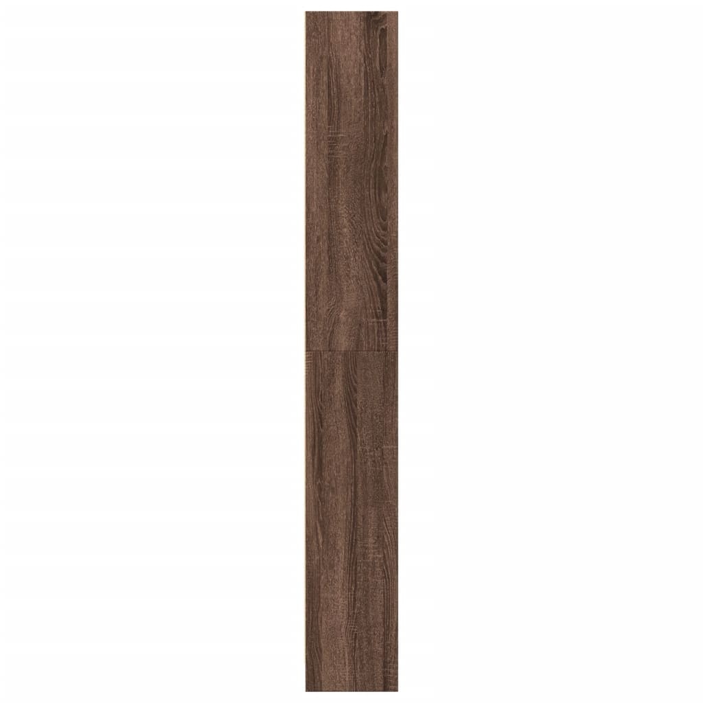 VidaXL Boekenkast 80x24x176 cm bewerkt hout bruin eikenkleurig