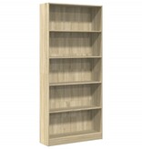 VidaXL Boekenkast 80x24x176 cm bewerkt hout sonoma eikenkleurig