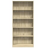VidaXL Boekenkast 80x24x176 cm bewerkt hout sonoma eikenkleurig