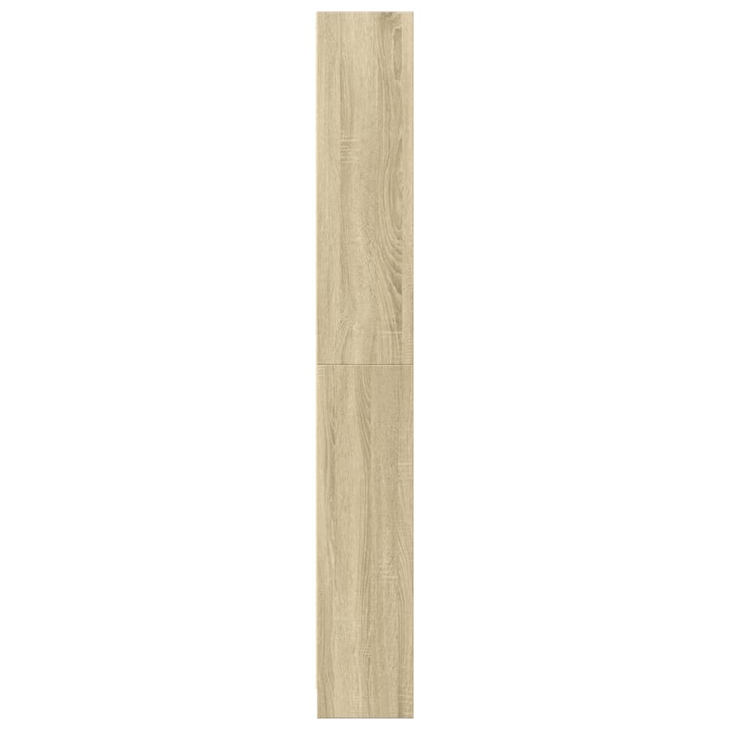 VidaXL Boekenkast 80x24x176 cm bewerkt hout sonoma eikenkleurig