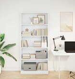 VidaXL Boekenkast 80x24x176 cm bewerkt hout wit