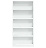 VidaXL Boekenkast 80x24x176 cm bewerkt hout wit