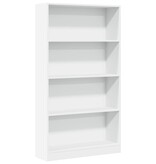 VidaXL Boekenkast 80x24x143 cm bewerkt hout wit