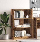 VidaXL Boekenkast 80x24x109 cm bewerkt hout oud houtkleurig