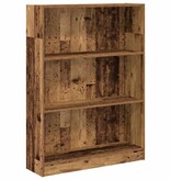 VidaXL Boekenkast 80x24x109 cm bewerkt hout oud houtkleurig