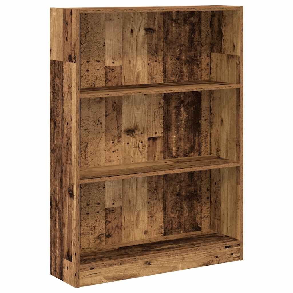 VidaXL Boekenkast 80x24x109 cm bewerkt hout oud houtkleurig