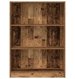 VidaXL Boekenkast 80x24x109 cm bewerkt hout oud houtkleurig