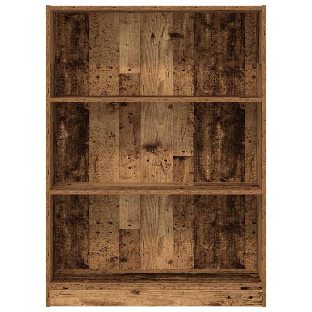 VidaXL Boekenkast 80x24x109 cm bewerkt hout oud houtkleurig