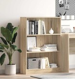 VidaXL Boekenkast 80x24x109 cm bewerkt hout sonoma eikenkleurig