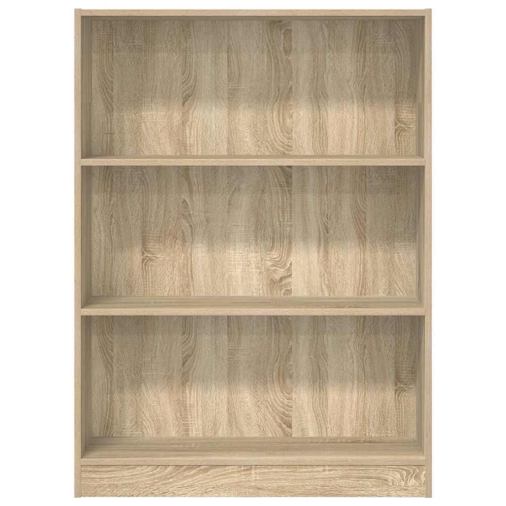VidaXL Boekenkast 80x24x109 cm bewerkt hout sonoma eikenkleurig