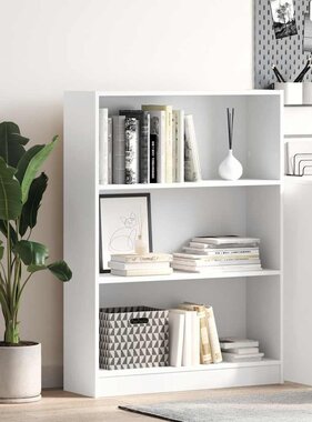 VidaXL Boekenkast 80x24x109 cm bewerkt hout wit