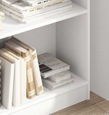 VidaXL Boekenkast 80x24x109 cm bewerkt hout wit