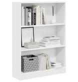 VidaXL Boekenkast 80x24x109 cm bewerkt hout wit