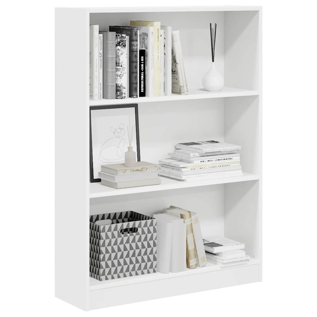 VidaXL Boekenkast 80x24x109 cm bewerkt hout wit