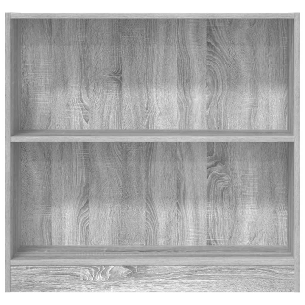 VidaXL Boekenkast 80x24x76 cm bewerkt hout grijs sonoma eikenkleurig