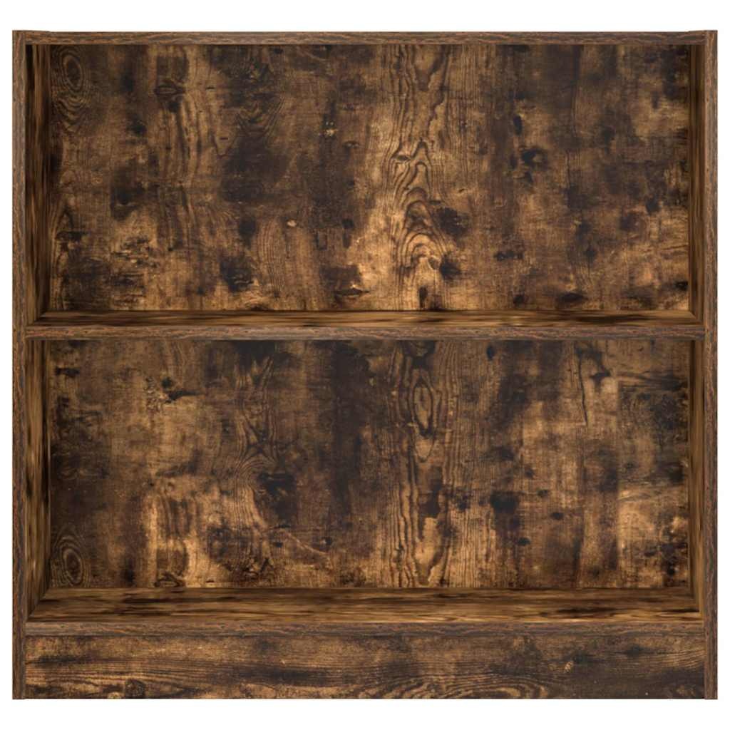VidaXL Boekenkast 80x24x76 cm bewerkt hout gerookt eikenkleurig