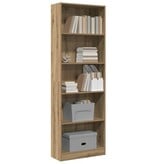 VidaXL Boekenkast 60x24x176 cm bewerkt hout artisanaal eikenkleurig