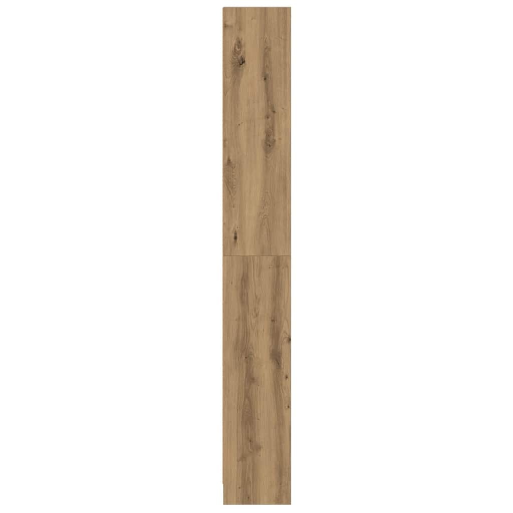 VidaXL Boekenkast 60x24x176 cm bewerkt hout artisanaal eikenkleurig