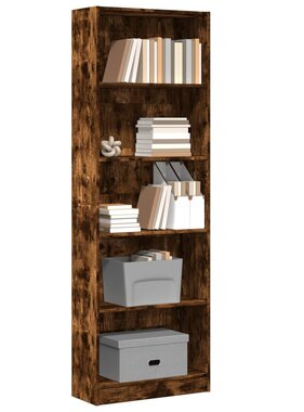 VidaXL Boekenkast 60x24x176 cm bewerkt hout gerookt eikenkleurig