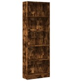 VidaXL Boekenkast 60x24x176 cm bewerkt hout gerookt eikenkleurig