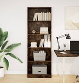 VidaXL Boekenkast 60x24x176 cm bewerkt hout gerookt eikenkleurig