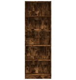 VidaXL Boekenkast 60x24x176 cm bewerkt hout gerookt eikenkleurig