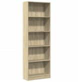 VidaXL Boekenkast 60x24x176 cm bewerkt hout sonoma eikenkleurig