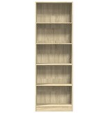 VidaXL Boekenkast 60x24x176 cm bewerkt hout sonoma eikenkleurig