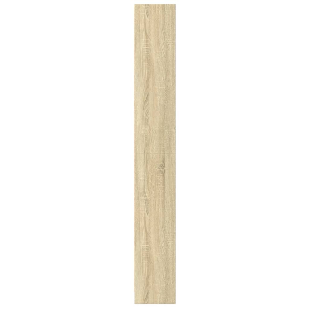 VidaXL Boekenkast 60x24x176 cm bewerkt hout sonoma eikenkleurig