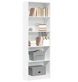VidaXL Boekenkast 60x24x176 cm bewerkt hout wit