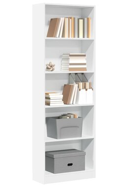 VidaXL Boekenkast 60x24x176 cm bewerkt hout wit