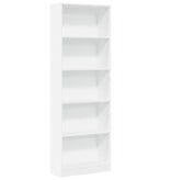 VidaXL Boekenkast 60x24x176 cm bewerkt hout wit