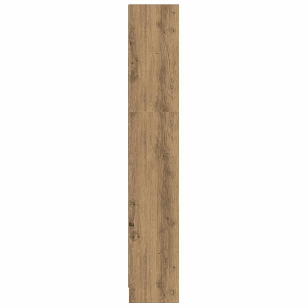 VidaXL Boekenkast 60x24x143 cm bewerkt hout artisanaal eikenkleurig