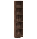 VidaXL Boekenkast 40x24x176 cm bewerkt hout bruin eikenkleurig