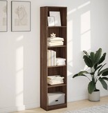 VidaXL Boekenkast 40x24x176 cm bewerkt hout bruin eikenkleurig