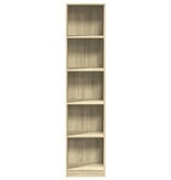 VidaXL Boekenkast 40x24x176 cm bewerkt hout sonoma eikenkleurig