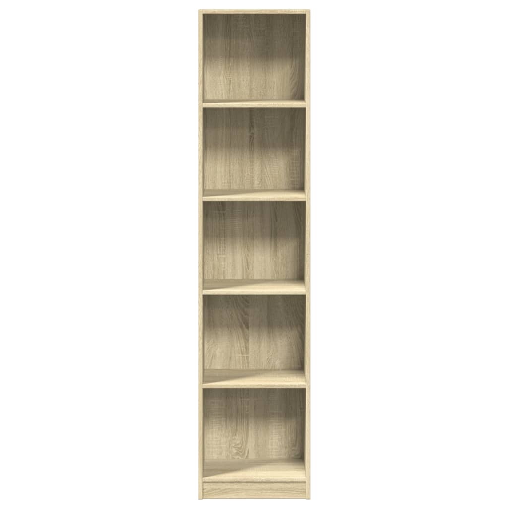 VidaXL Boekenkast 40x24x176 cm bewerkt hout sonoma eikenkleurig
