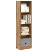 VidaXL Boekenkast 40x24x143 cm bewerkt hout artisanaal eikenkleurig
