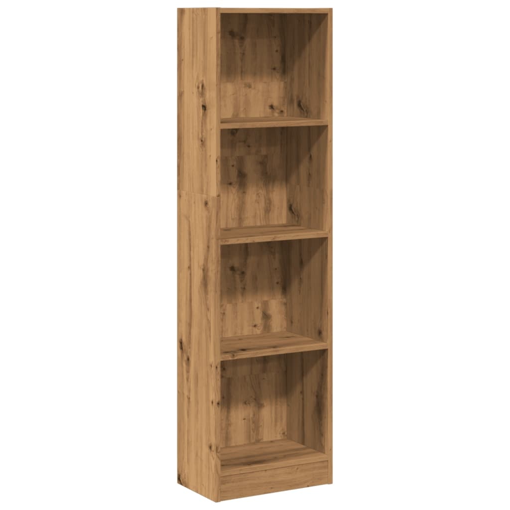 VidaXL Boekenkast 40x24x143 cm bewerkt hout artisanaal eikenkleurig