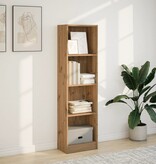 VidaXL Boekenkast 40x24x143 cm bewerkt hout artisanaal eikenkleurig