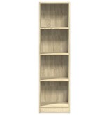 VidaXL Boekenkast 40x24x143 cm bewerkt hout sonoma eikenkleurig