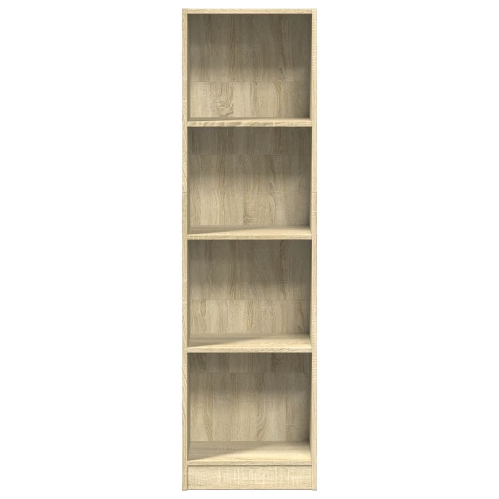 VidaXL Boekenkast 40x24x143 cm bewerkt hout sonoma eikenkleurig