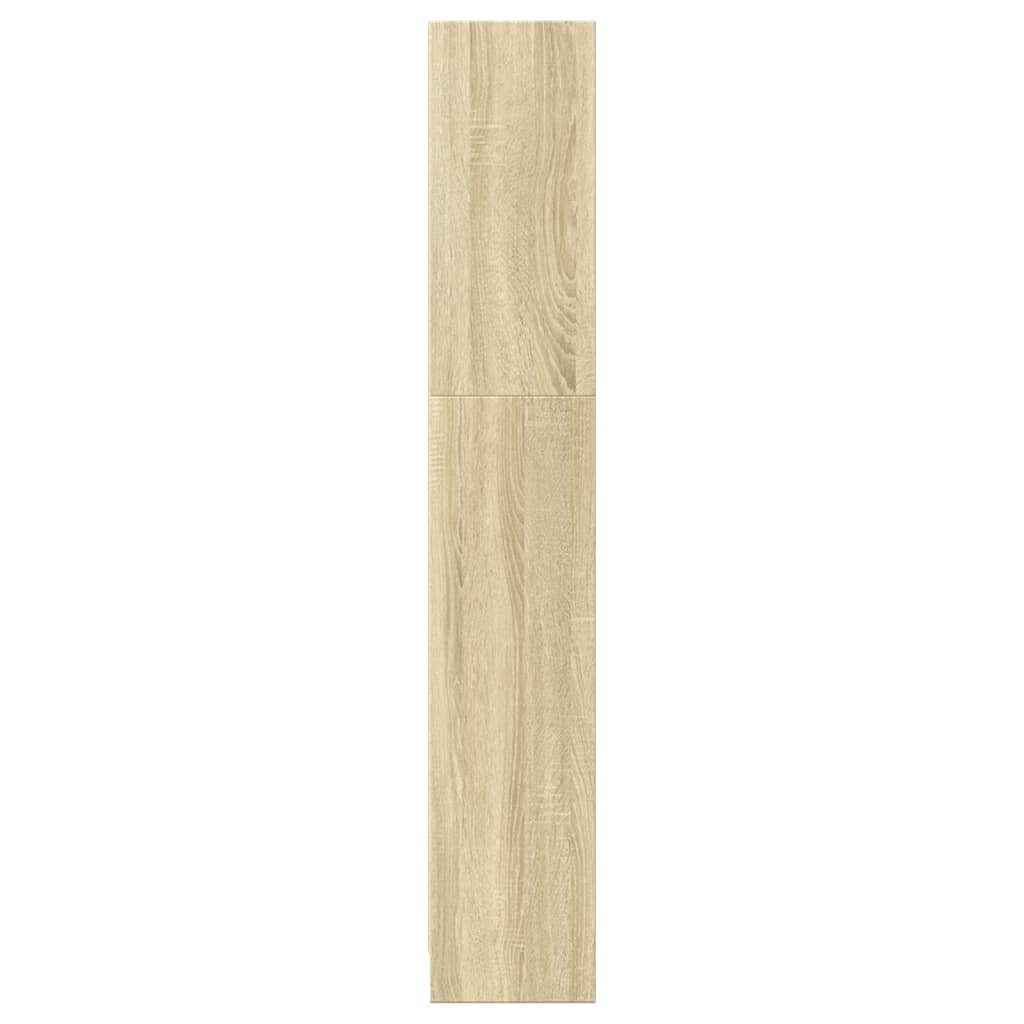 VidaXL Boekenkast 40x24x143 cm bewerkt hout sonoma eikenkleurig