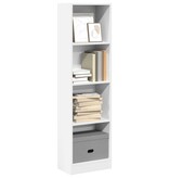 VidaXL Boekenkast 40x24x143 cm bewerkt hout wit